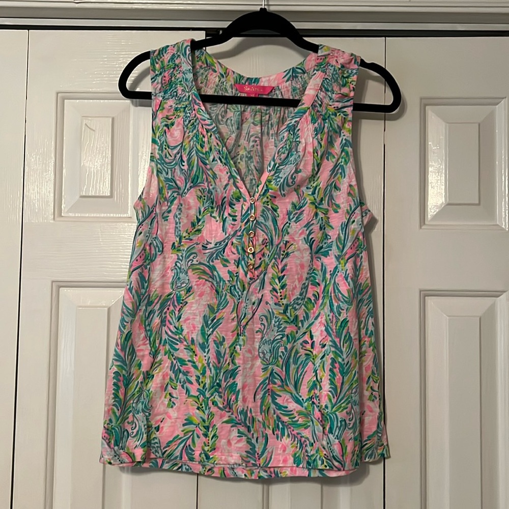 Lilly Pulitzer Essie tank top